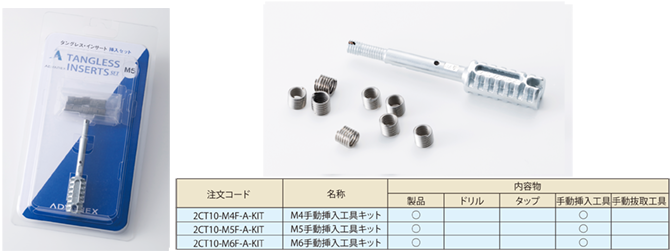 タングレス挿入工具（兼用Ｕ並目用タングレス(ソウニュウコウグ 2KHEC-06 標準(または鉄) 生地(または標準) - 2